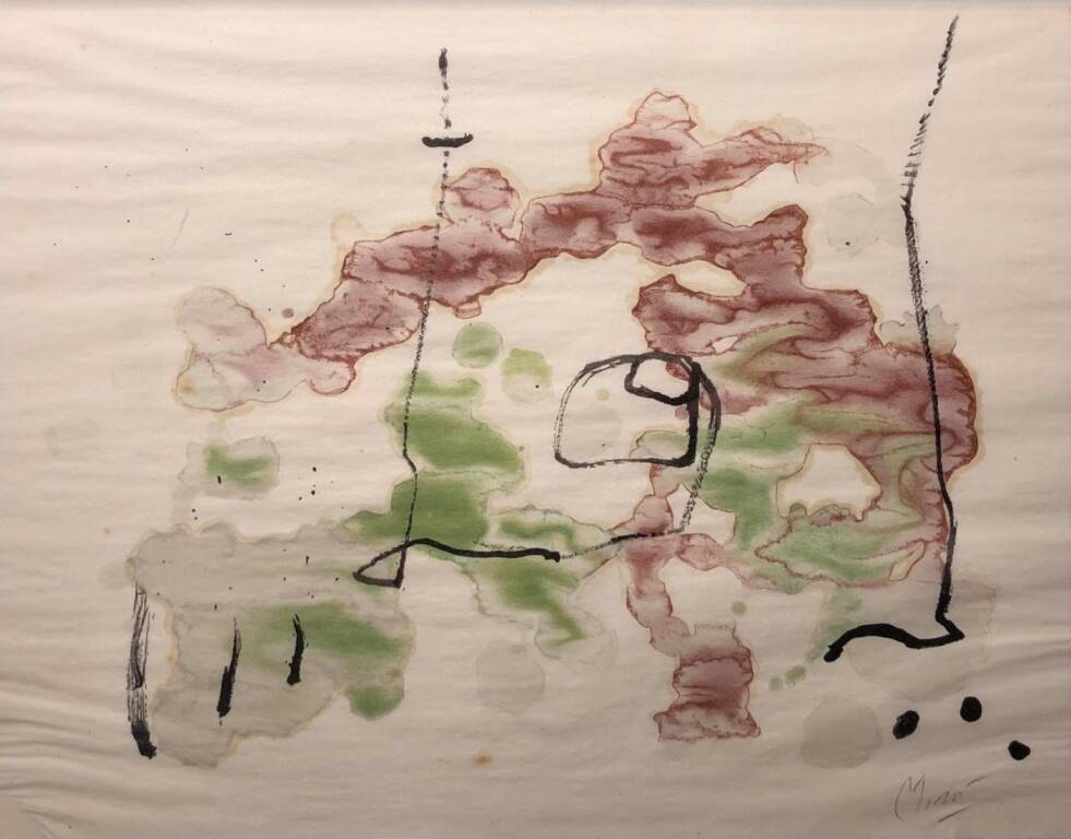 mostre-a-roma-trace-sur-leau-gli-acquerelli-di-joan-miro