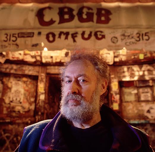 Hilly Kristal, owner of CBGB's in front of his famous music club November 29, 1993
